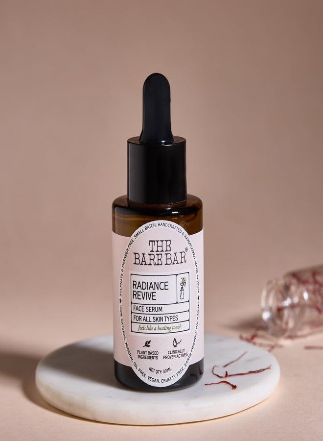 The Bare Bar Radiance Revive Serum - 30 ml | Brightening, Anti-Aging & Hydrating Serum for Glowing Skin, Dark Spots & Fine Lines | For Men & Women - Image 5
