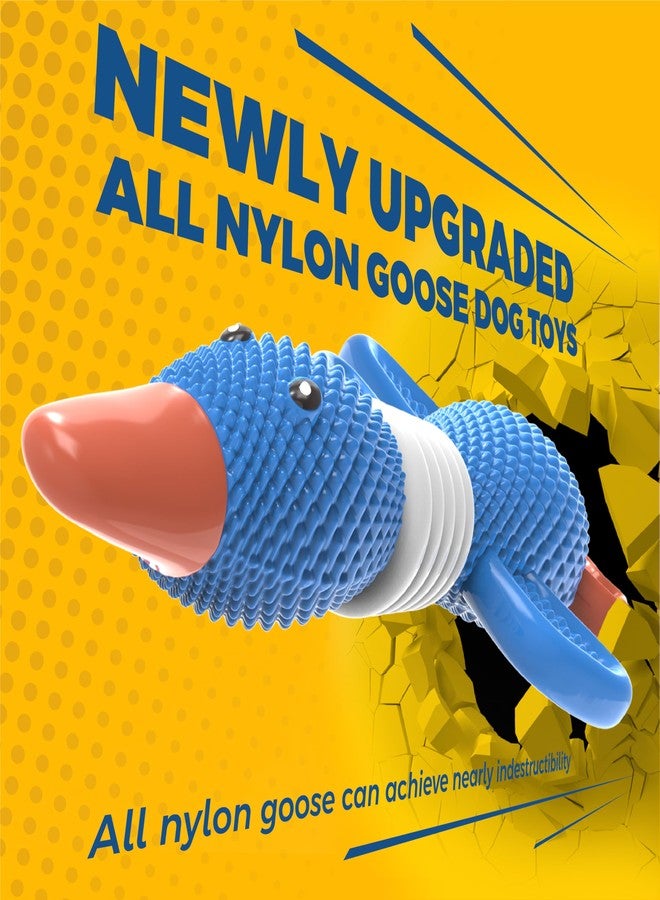 Vitscan Upgraded Nylon Goose Dog Toys for Aggressive Chewers,Tough Dog Toys for Large Dogs Medium Breed,Durable Dog Chew Toys for Teething,Heavy Duty Bone Indestructible Dog Toy - Image 3