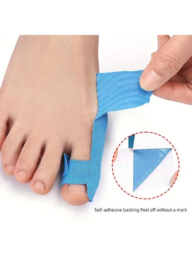 Light Brown Kinesiology Tape Precut 10 Pieces For Foot Comfort Big Toe Support - Image 3