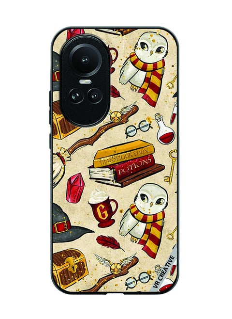 Protective Case Cover For Oppo Reno 10 Harry Potter Design Multicolour
