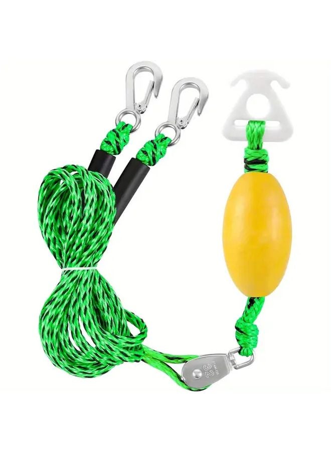 Yellow Black 17 Feet 304 Stainless Steel Tow Harness Rustproof for Salt Water Towing Ski Wakeboard Tube - Image 2