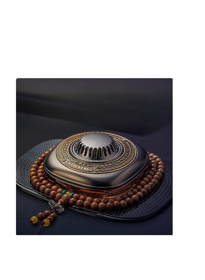 Car Aromatherapy Three Piece Set (Fragrance+Anti Slip Pad+Wooden Bracelet)  - Image 2