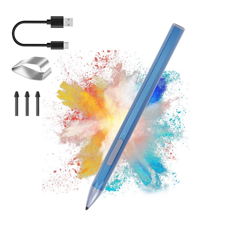 SSSÂ·GRGB Stylus Pen for ASUS TransformerMiniASUS Zenbook FlipProASUS Vivobook FlipProDuoASUS Notebook Rechargeable MPP 20 Tilt Active Pen with 4096 Pressure Sensitivity Palm Rejection Blue - Image 2
