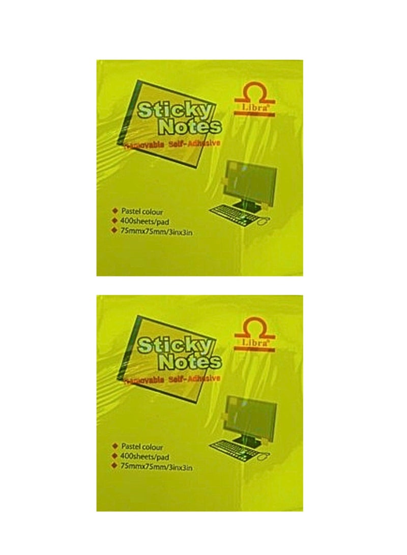 Libra Sticky Note 3×3 Cube 5 Colors Neon (Pack of 2) - Image 2