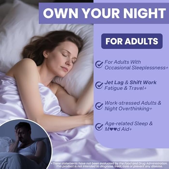 EnvyCure Melatonin Gummies 10mg 20mg with Magnesium for Adults | Drug Free | Sleep Aid | Sugar Free | L-Theanine, Ashwagandha, B6, B12, Lemon Balm & Chamomile, Supports Deep Relaxation, 60 Cts - Image 5