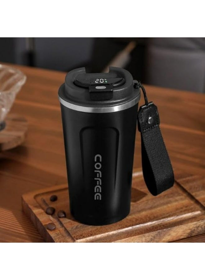 Thermal Travel Mug with Digital Temperature Display, Insulated Tumbler for Hot and Cold Drinks, Practical Design for Travel, Office and Daily Use, Assorted Colors, 1 Piece - Image 1