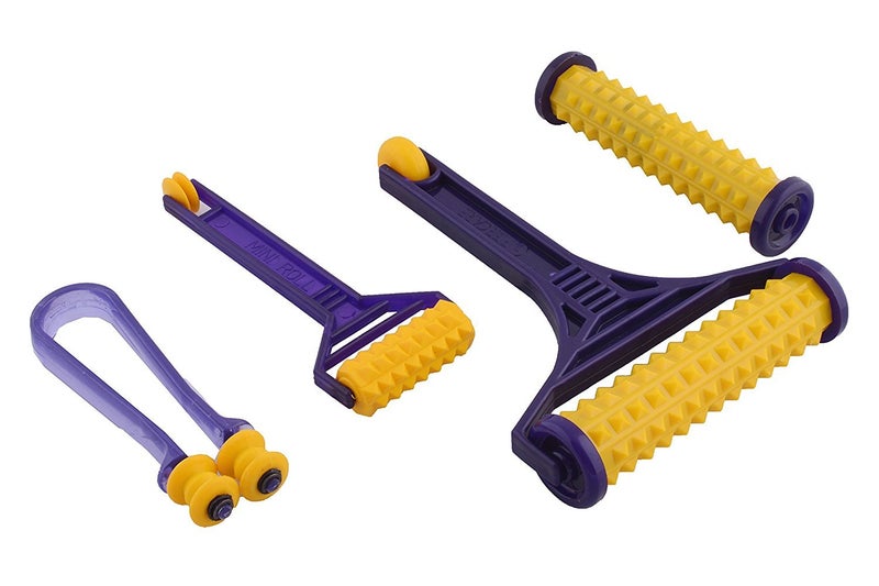 AHCS Whole_Body Acupressure Percare Tools Roller Massager Plastic for Pain Relief, Multicolour - Image 5