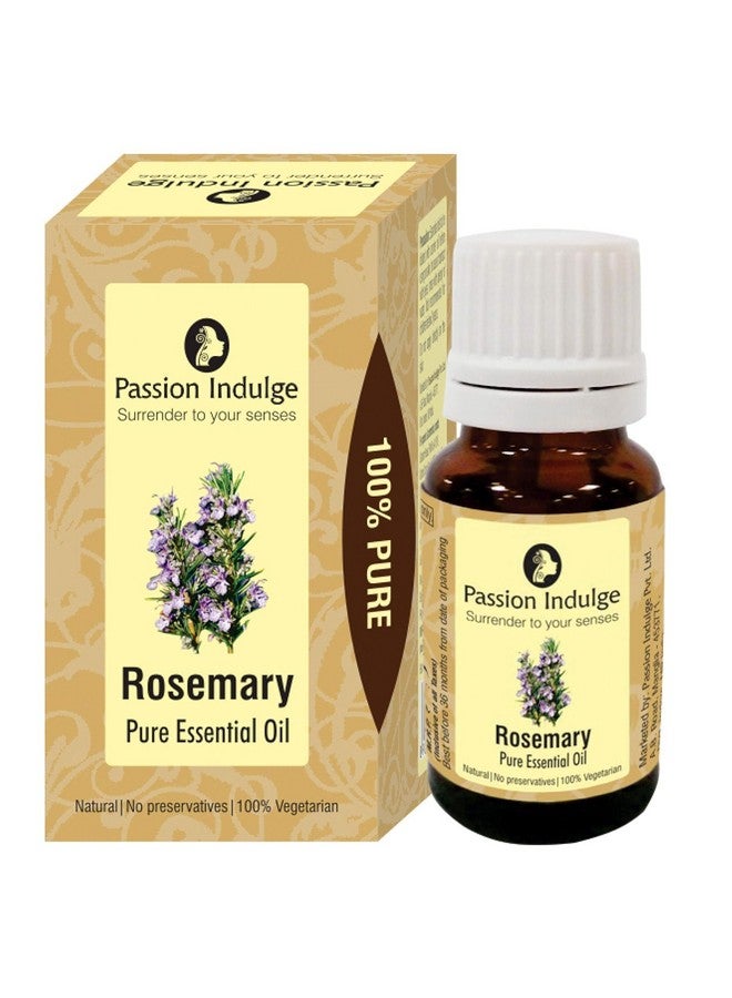 passion indulge Rosemary Essential Oil For Refreshing, Acne, Scalp Disorders And Hair Growth - 10Ml - Image 1