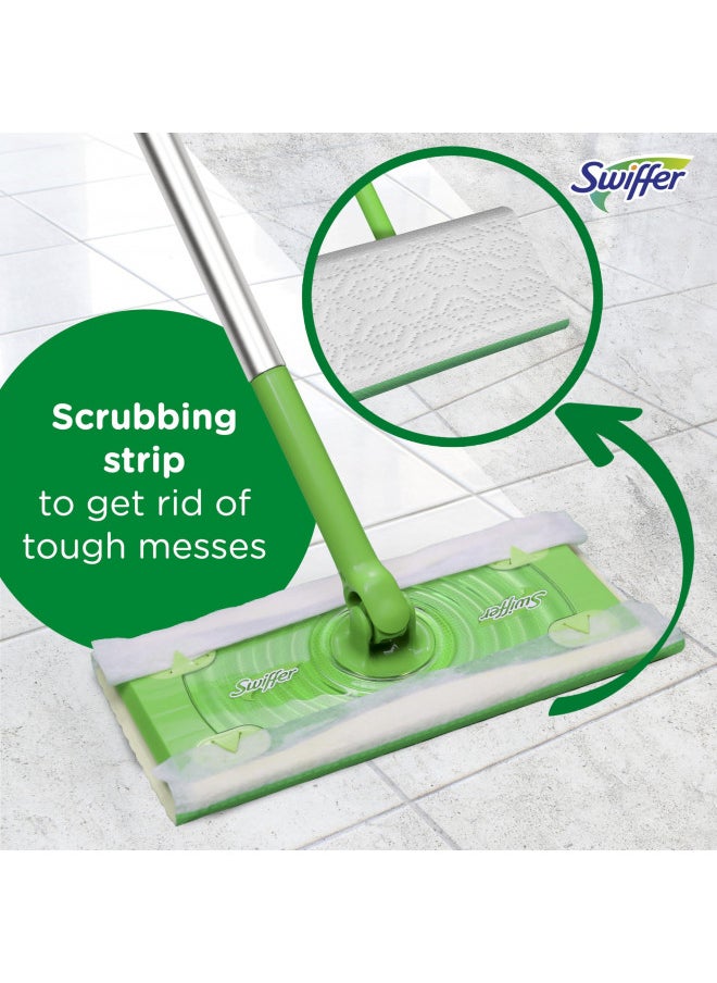 Swiffer Sweeper Heavy Duty Wet Mopping Cloths Multi Surface Refills, Open Window Fresh, 20Count