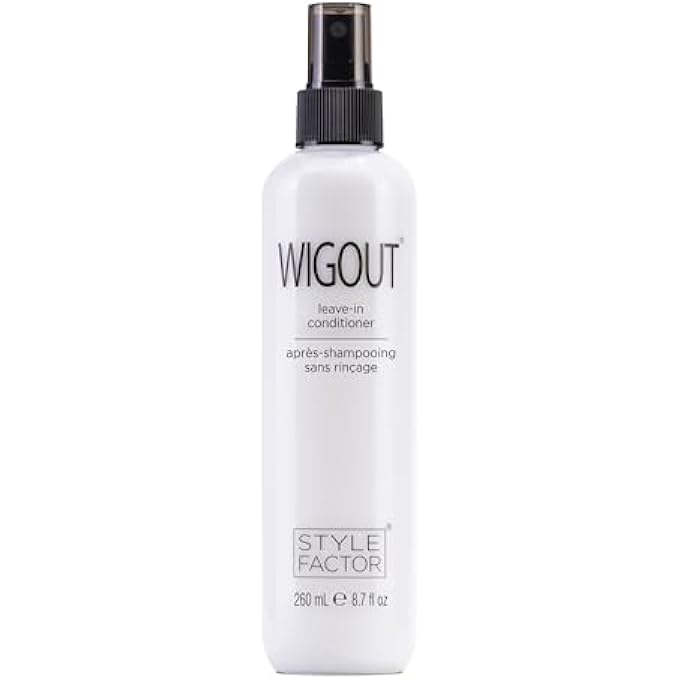 Style Factor WIGOUT LEAVE-IN CONDITIONER Â€“ LIGHTWEIGHT HYDRATING & CONDITIONING MIST CONTROLS FRIZZ, ADDS SHINE & SOFTNESS FOR DRY DAMAGED HAIR NO-RINSE FORMULA FOR ALL HAIR TYPES - Image 1