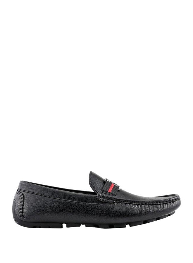GUESS حذاء لوفر للرجال، أسود سافيان 004، 43 EU - Image 2