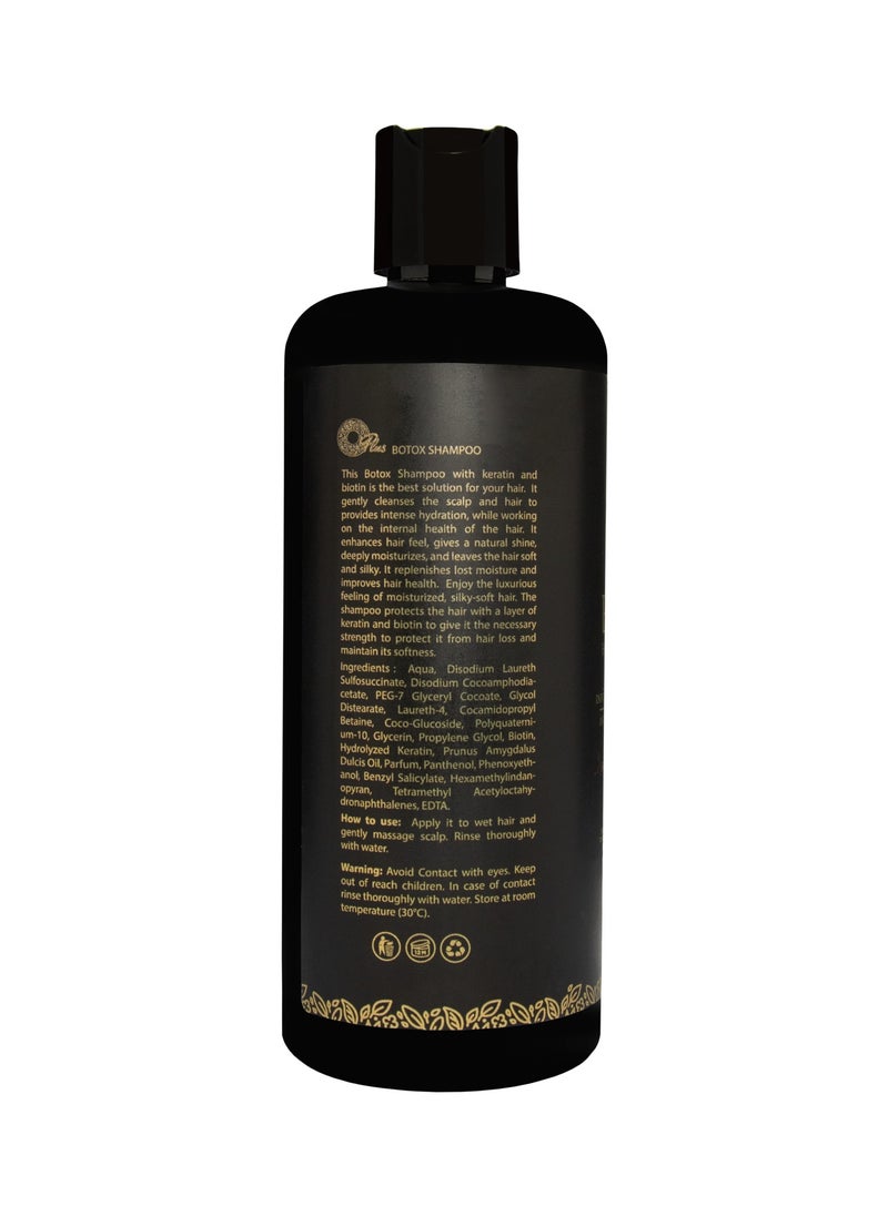 Oplus - Oplus Botox Hair Treatment Kit – Shampoo, Conditioner, Hair Mask, and Serum (1500ml Total) | Nourishing Hair Care Set for Cleansing, Moisturizing, and Damage Repair - Image 1