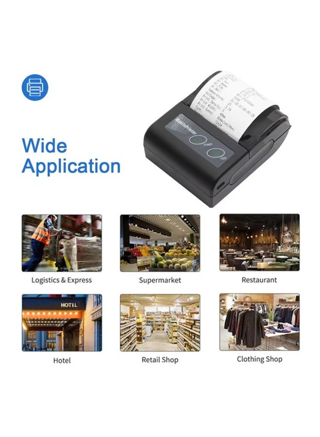 GOOJPRT طابعة حرارية محمولة باليد بتقنية البلوتوث - Image 1