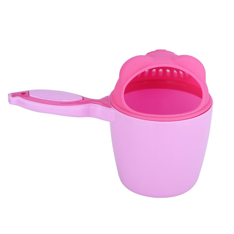 Baby Shampoo Cup Cute Kid Wash Hair Bathing Flusher Protection Eye(Pink) - Image 5