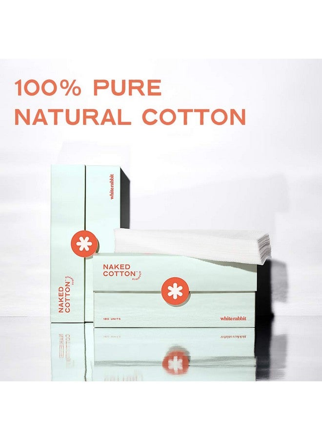 WHITE RABBIT Naked Cotton Stripped Customized Sheet Mask Treatments Create Own Face Mask Soaked In Toner Serum Essence 100% Cotton Unbleached Lintfree Natural & Crueltyfree 180 Count - Image 5