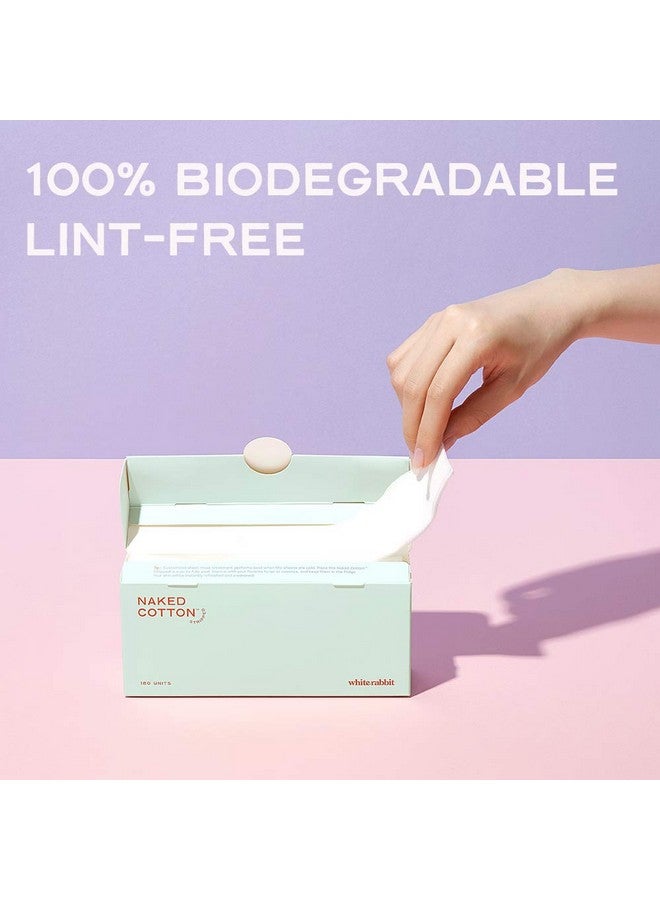 WHITE RABBIT Naked Cotton Stripped Customized Sheet Mask Treatments Create Own Face Mask Soaked In Toner Serum Essence 100% Cotton Unbleached Lintfree Natural & Crueltyfree 180 Count - Image 4