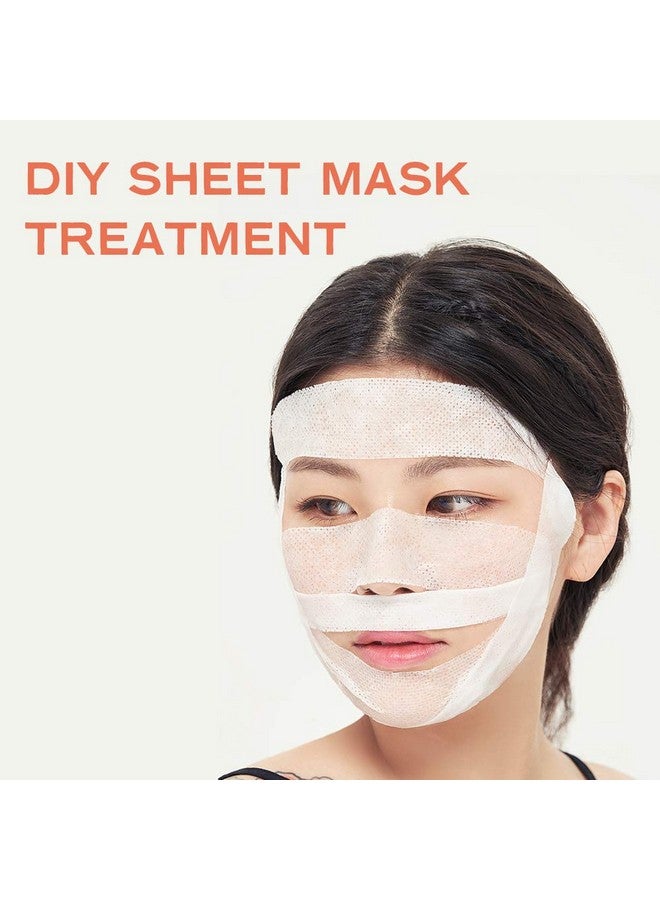 WHITE RABBIT Naked Cotton Stripped Customized Sheet Mask Treatments Create Own Face Mask Soaked In Toner Serum Essence 100% Cotton Unbleached Lintfree Natural & Crueltyfree 180 Count - Image 3