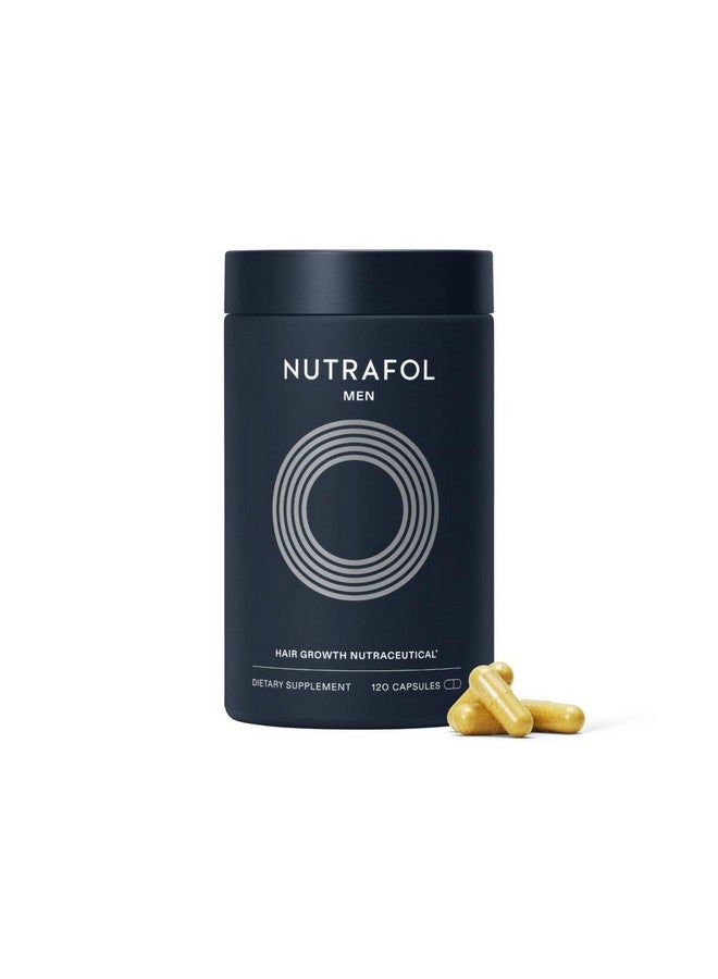 Nutrafol Men's Hair Growth Supplements, Clinically Tested for Visibly Thicker Hair and Scalp Coverage, Dermatologist Recommended - 1 Month Supply - Image 1