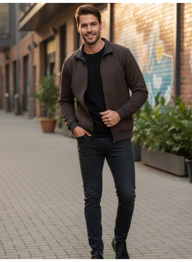 RIGO Brown Premium Jacket for Men - Image 4