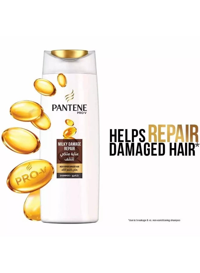Pantene Pro-V Moisturizes Milky Damage Repair Shampoo 400ml - Image 3