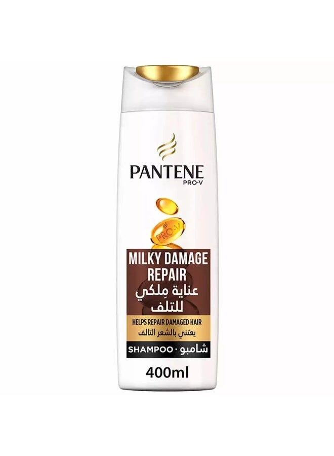 Pantene Pro-V Moisturizes Milky Damage Repair Shampoo 400ml - Image 2