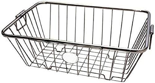 Nirgun Empex Stainless Steel Dish Drainer Basket Kitchen Utensil Drying StandPlate RackBartan Basket Sink Counter Top Drainer Rack 48x37x20 cm - Image 2