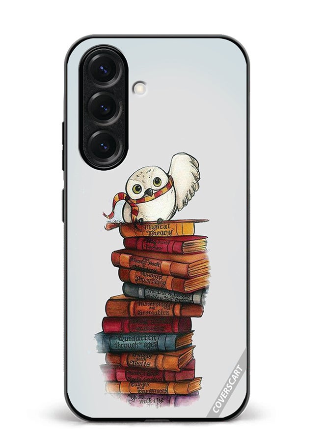 VR CREATIVE Protective Case Cover For Samsung Galaxy S25 Hogwards Owl Design Multicolour