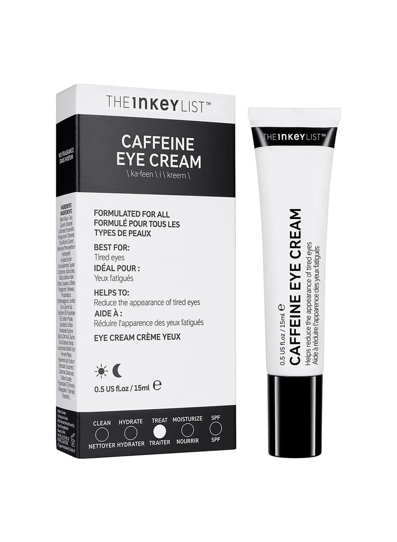 The INKEY List Caffeine eye cream reduces the appearance of puffiness and dark circles - Image 1