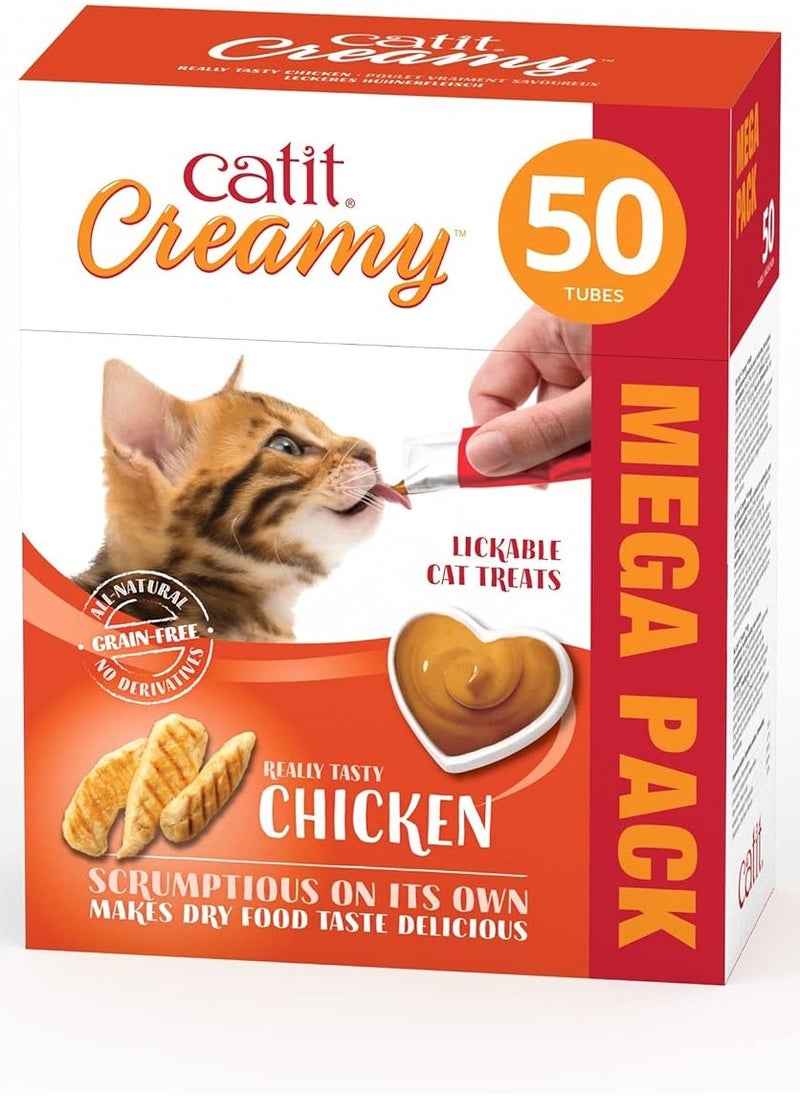 Catit Creamy Treats Mega Pack Chicken, 50 tubes/box - pzsku/Z6944453FF1FA053C0079Z/45/_/1731686176/f97c7e06-148f-4204-a291-96a5506de61e