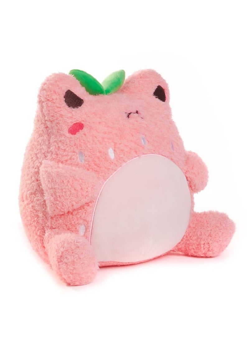 Kawaii Strawberry Froggie 9 Inch Soft Plush Toy Collectible Stuffed Animal - Image 3