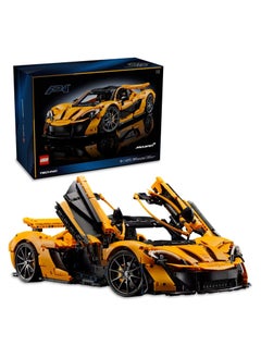 LEGO Technic McLaren P1 Hypercar Building Set, F1 Gift for Adults, Formula 1 Race Car Collectible Model with V8 Piston Engine and 7-Speed Gearbox, 42172