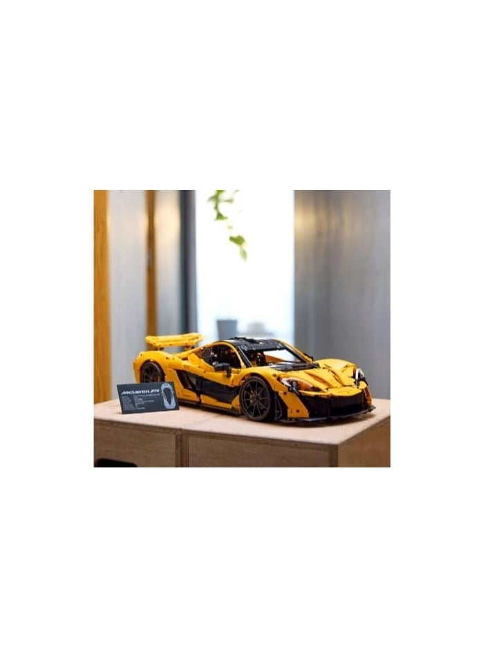 LEGO - LEGO Technic McLaren P1 Hypercar Building Set, F1 Gift for Adults, Formula 1 Race Car Collectible Model with V8 Piston Engine and 7-Speed Gearbox, 42172 - Image 1