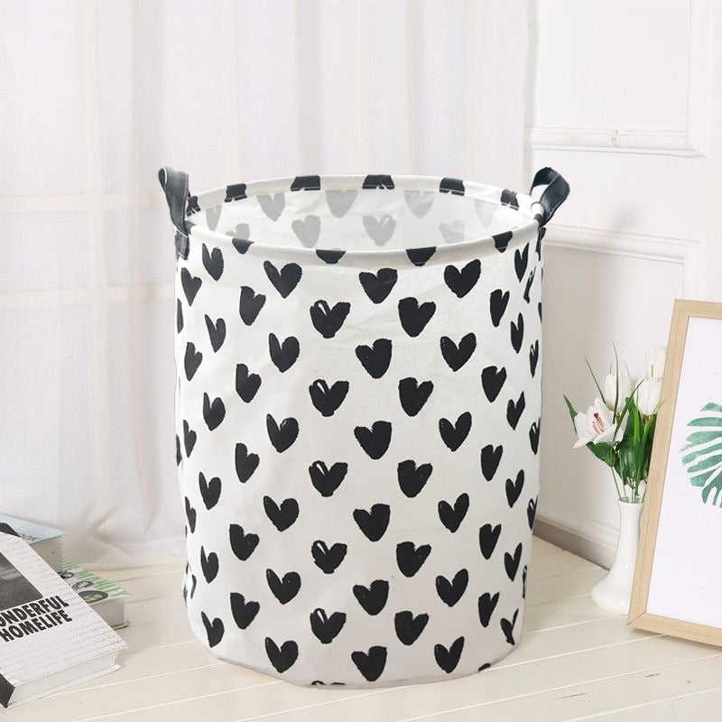 Modern Fabric Laundry Basket with Foldable Waterproof Design - Image 4