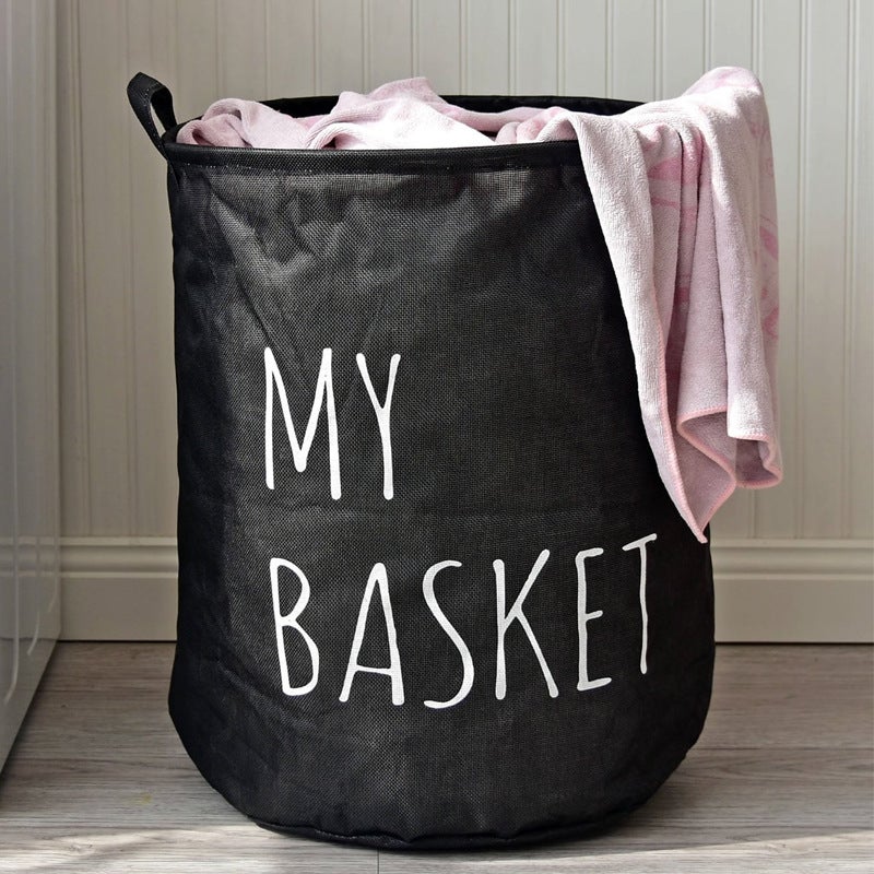 Modern Fabric Laundry Basket with Foldable Waterproof Design - Image 1