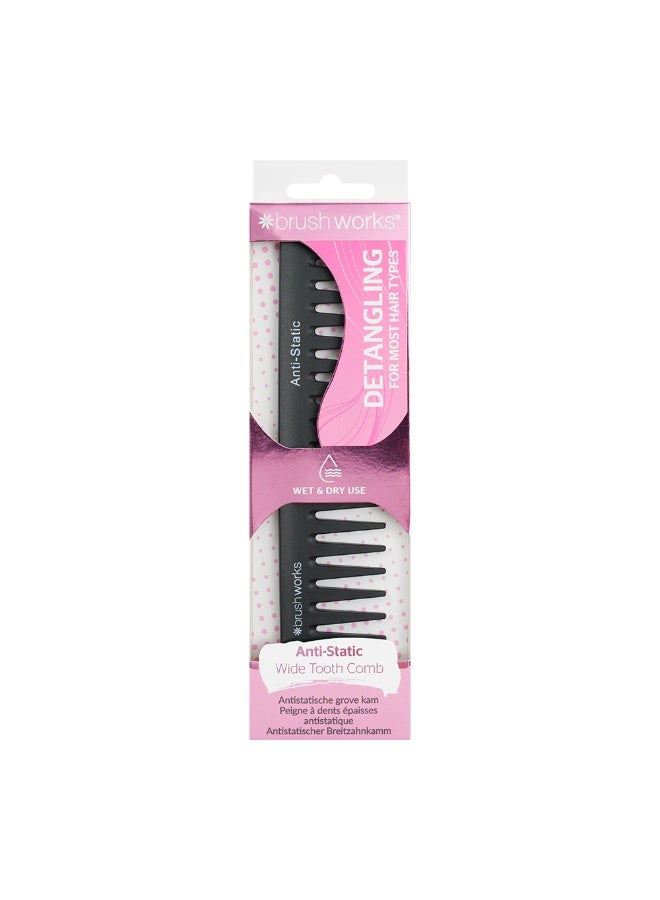 Brushworks HD Anti-Static Wide Tooth Comb - Image 2
