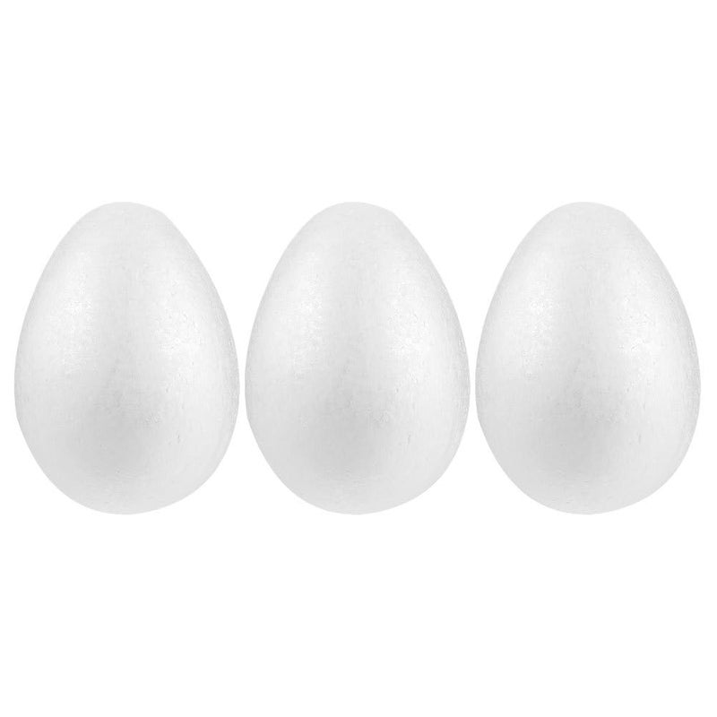 White Foam Easter Eggs DIY Craft Decorations 3 Pack Simulation Ornaments For Party - Image 2