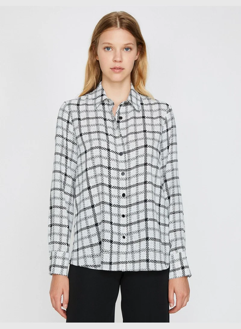كوتون Check Shirt