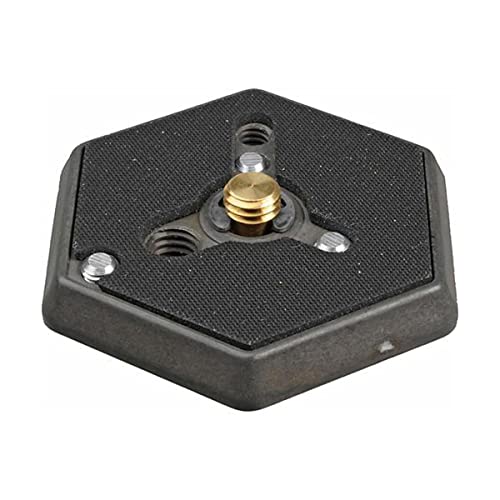 Manfrotto 130- 38 Hexagonal Quick Release Mounting Plate with 3/8-Inch Thread and Flush Mount Screw - Image 1