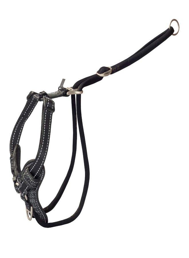 Rogz Stop Pull Dog Harness Reflective Classic Large Black - Image 1