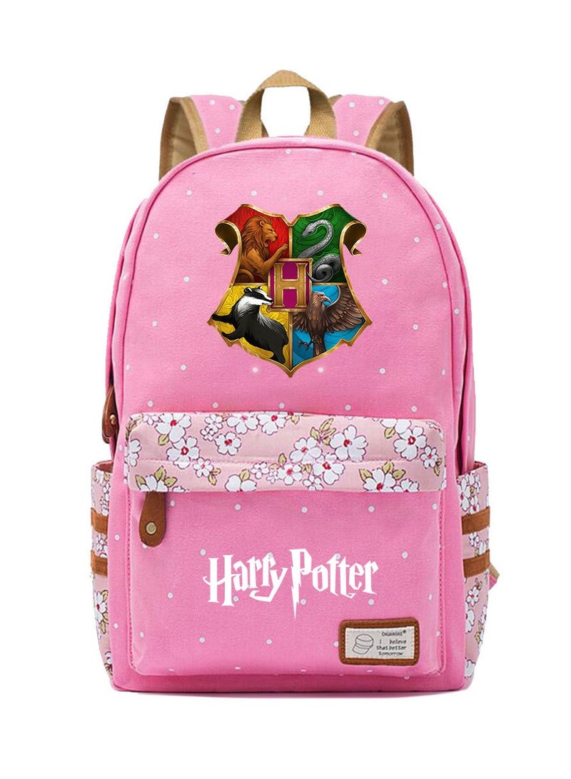 Harry Potter Student schoolbag canvas girls backpack
