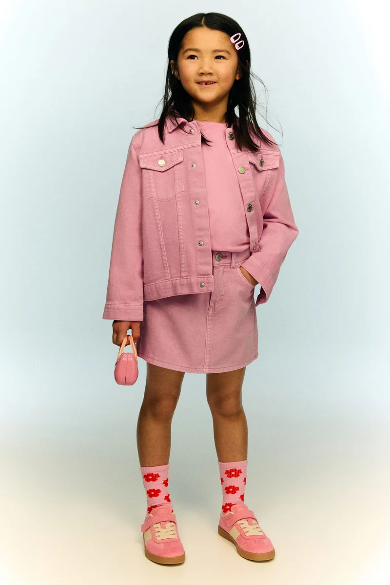 اتش اند ام تنورة من الدنيم