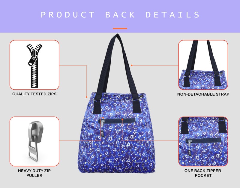 addixon 12L Medium Multicolor Handbag for Women: Versatile Shoulder Bag (Blue) - Image 5