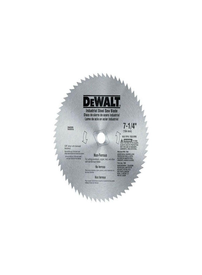 DEWALT Circular Saw Blade, 7 1/4 Inch, 68 Tooth, Metal Cutting (DW3329) - Image 3