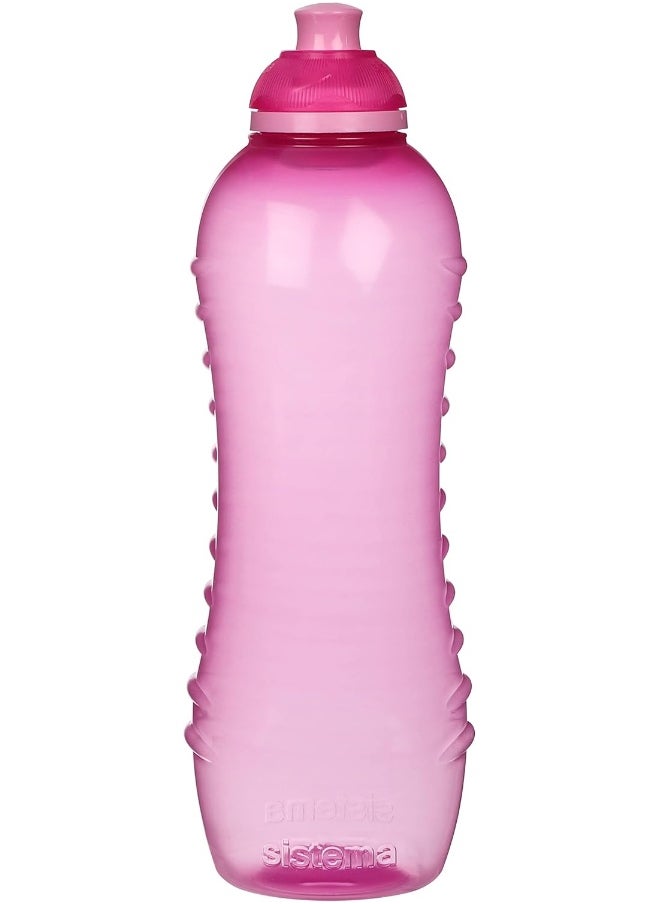 sistema - Sistema Twist 'n' Sip Squeeze Sports Water Bottle | Leakproof 620 ml BPA-Free Assorted Colours - Image 1