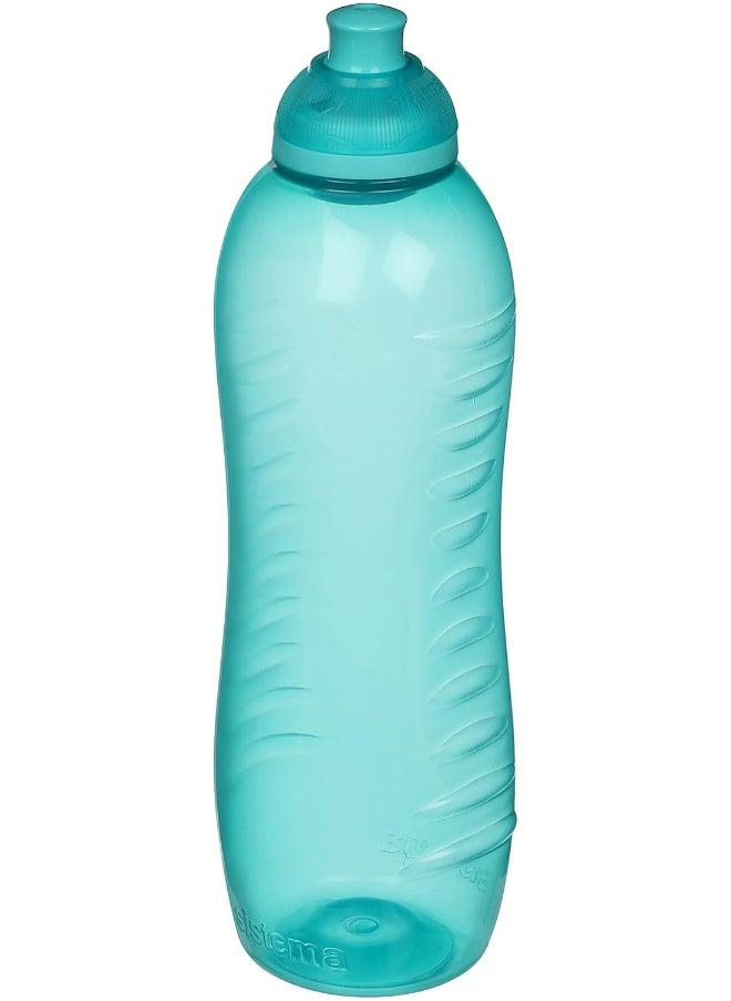 sistema - Sistema Twist 'n' Sip Squeeze Sports Water Bottle | Leakproof 620 ml BPA-Free Assorted Colours - Image 1