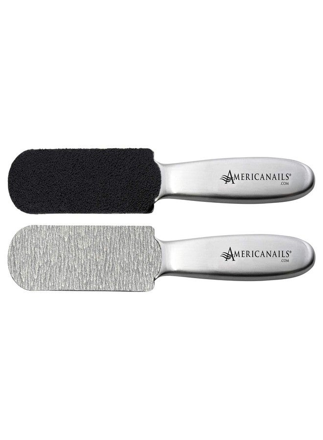 AMERICANAILS .COM Americanails Stainless Steel Pedicure File Kit with EasyPeel Abrasive Strips - Image 3
