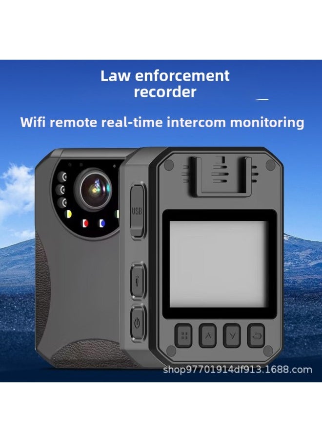 Generic - Law Enforcement Recorder Mobile Phone Connection 4K HiGh-definition NiGht Vision WIFI Real-time 4G Remote MonitorinG LonG Battery Life Portable Record-Body Color:Hd Anti-reflection 16G - Image 1