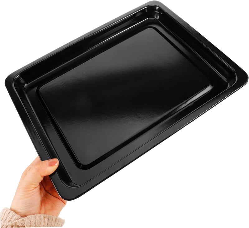 Yardwe Enamel Roasting Pan Bbq Plate Large Induction Oven Pan Baking Supplies Reusable Baking Tray - Image 2