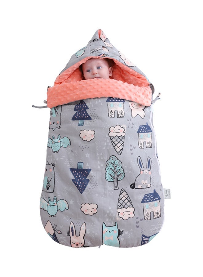 NIBEMINENT Cotton Anti-Shock Autumn And Winter Dual-Use Newborn Baby Blanket Sleeping Bag - Image 1