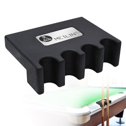 LFSEMINI Pool Cue Holder, 4-Cue Portable Pool Stick Holder for Table, Weighted & Durable Billiard Cue Holder, Mini Stick Holder for Pool Cues, Pool Cue Holder Claw - Image 1